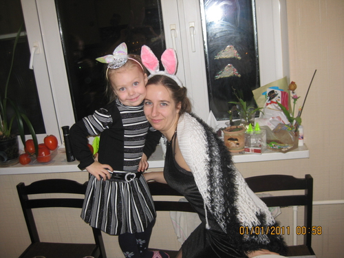 НГ 2011.мы зайки!